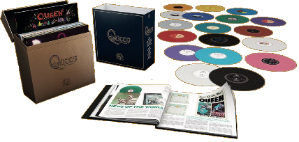 Queen - 2015 Studio Collection - Coloured vinyl LP box  - 3.000 kr.